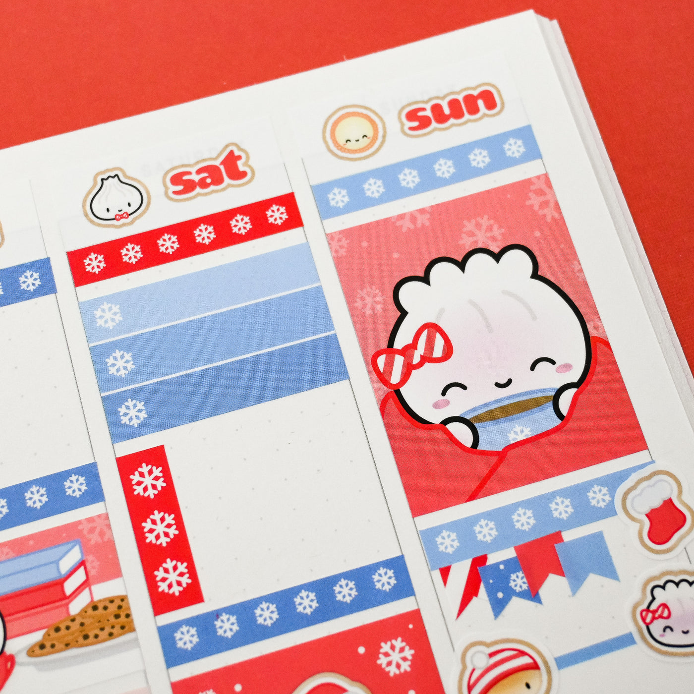 Hot Cocoa Weekly Sticker Kit (Standard Vertical)