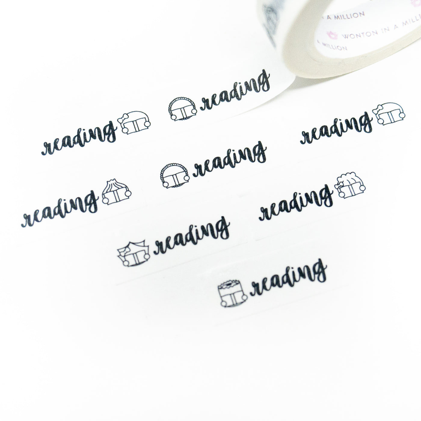 Scripts - Reading Washi (Perforated 1", 10mm)