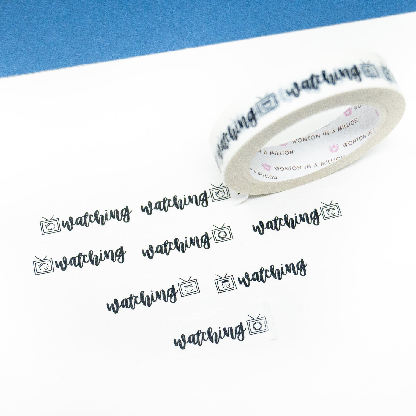 Scripts - Watching Washi (Perforated 1", 10mm)