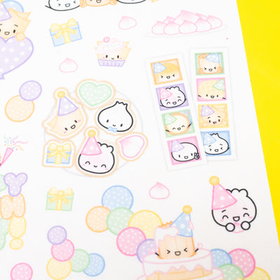 HS014 | Birthday Party Washi Stickers