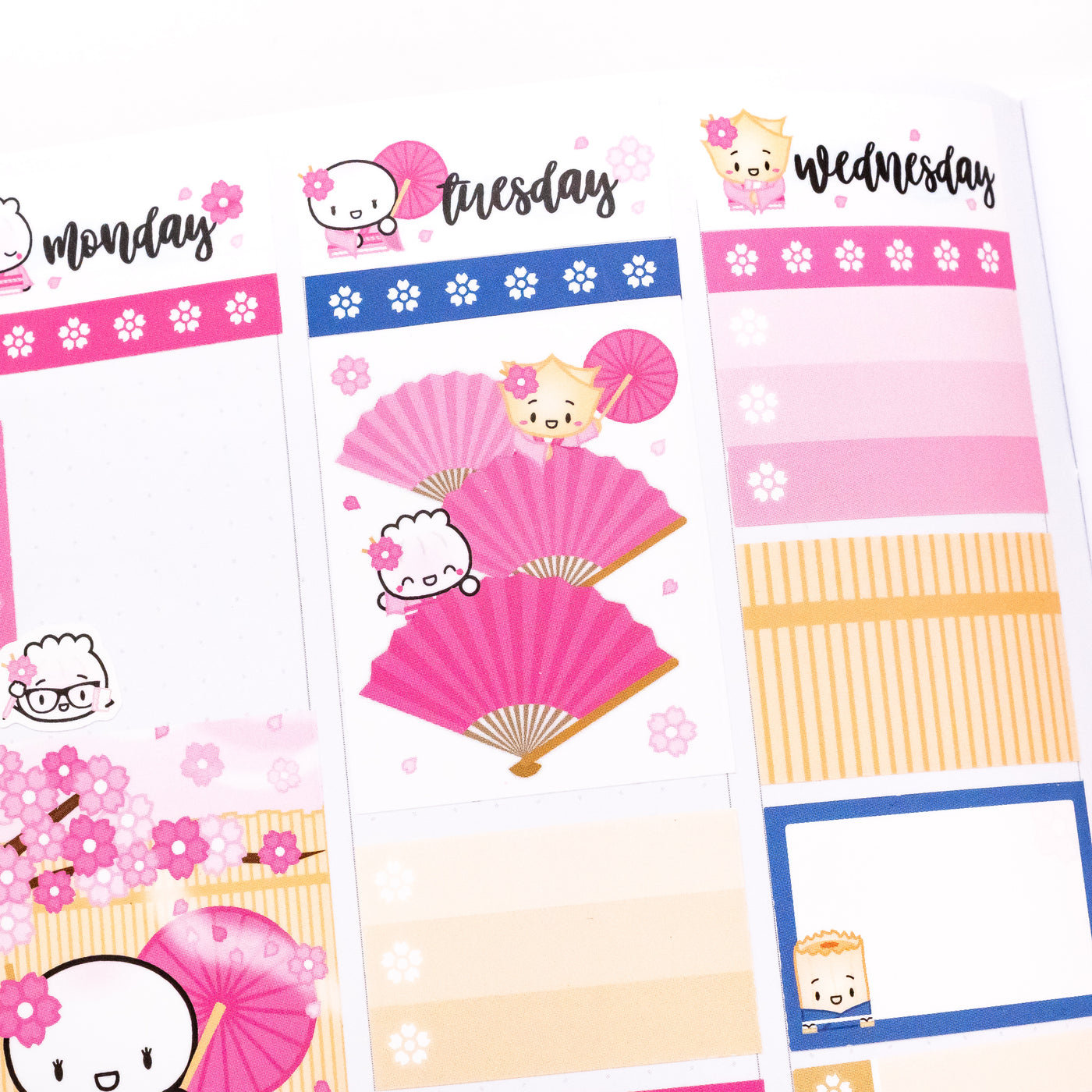 Sakura Weekly Sticker Kit (Standard Vertical)