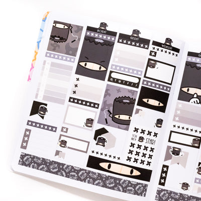 SK051 | Ninja Weekly Sticker Kit (Standard Vertical)