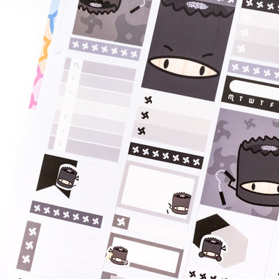 Ninja Weekly Sticker Kit (Standard Vertical)