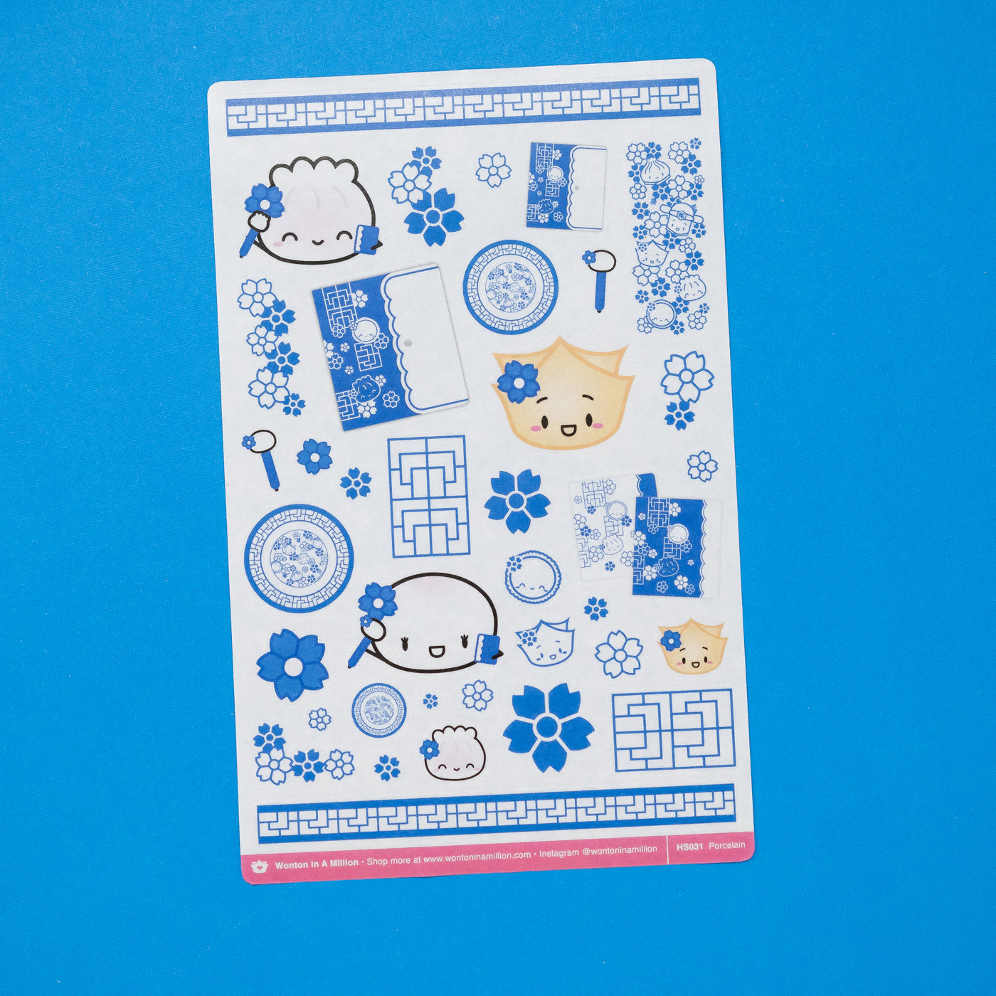 HS031 | Porcelain Washi Stickers