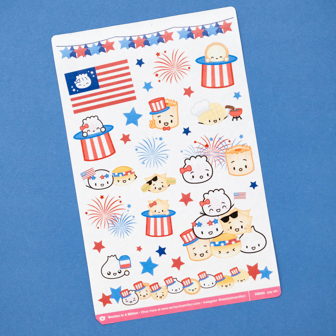 July 4th Washi Stickers
