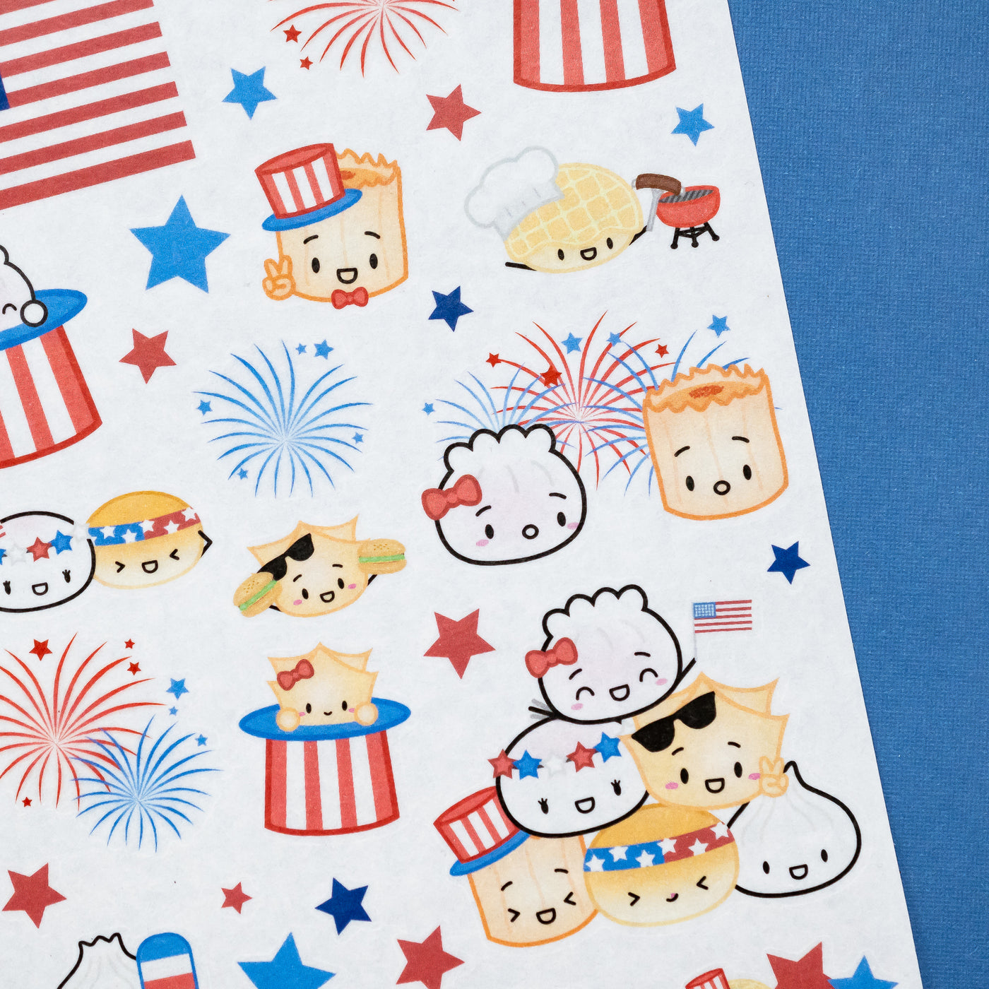 HS032 | July 4th Washi Stickers