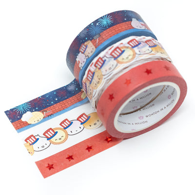 WW258 | July 4th Washi Collection (Set of 3)