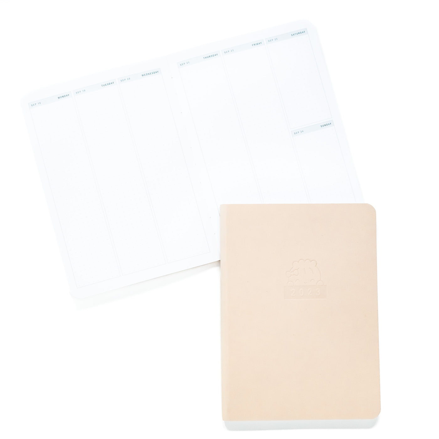 2023 Soft Leather Weekly Planner (B6)
