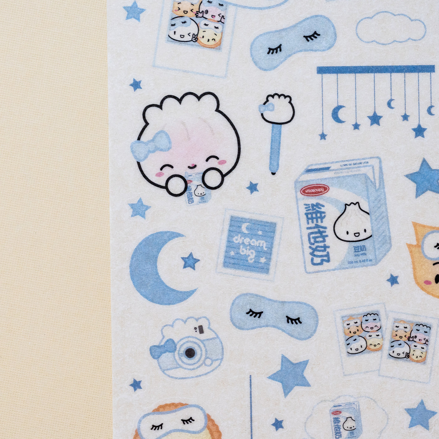 Steamie Dreams Of Soymilk Washi Stickers