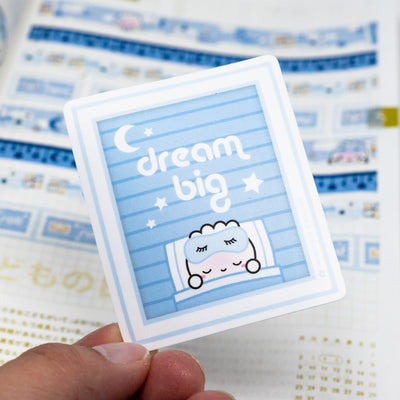 L276 | Soy Milk Dream Big Bulletin Board Vinyl Sticker