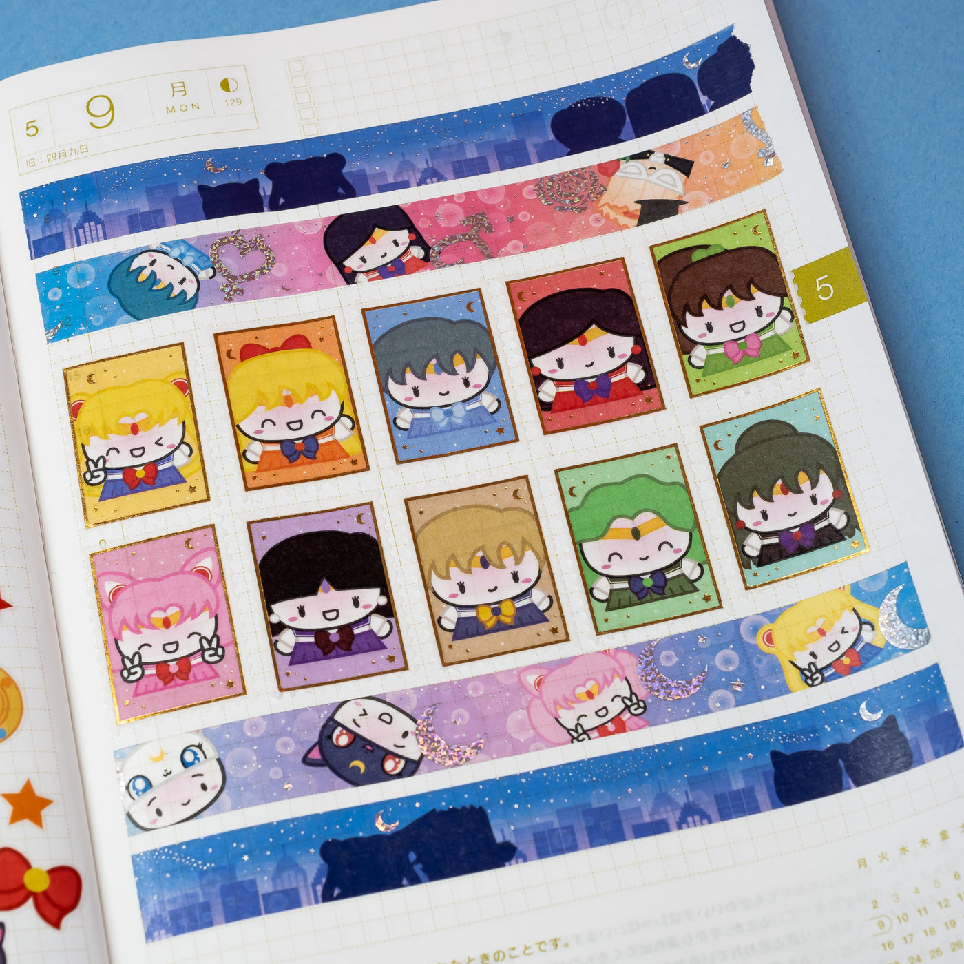 W500 | Sailor Moon Stamps (25mm)