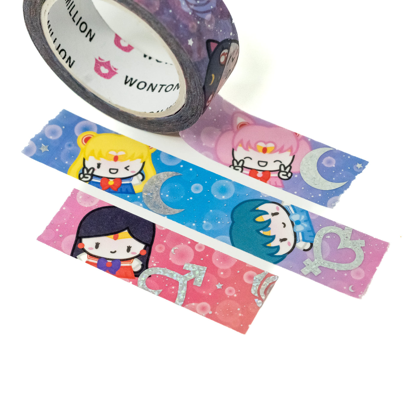 Sailor Moon Washi Tape. Kawaii Washi Tape. Anime Washi Tape
