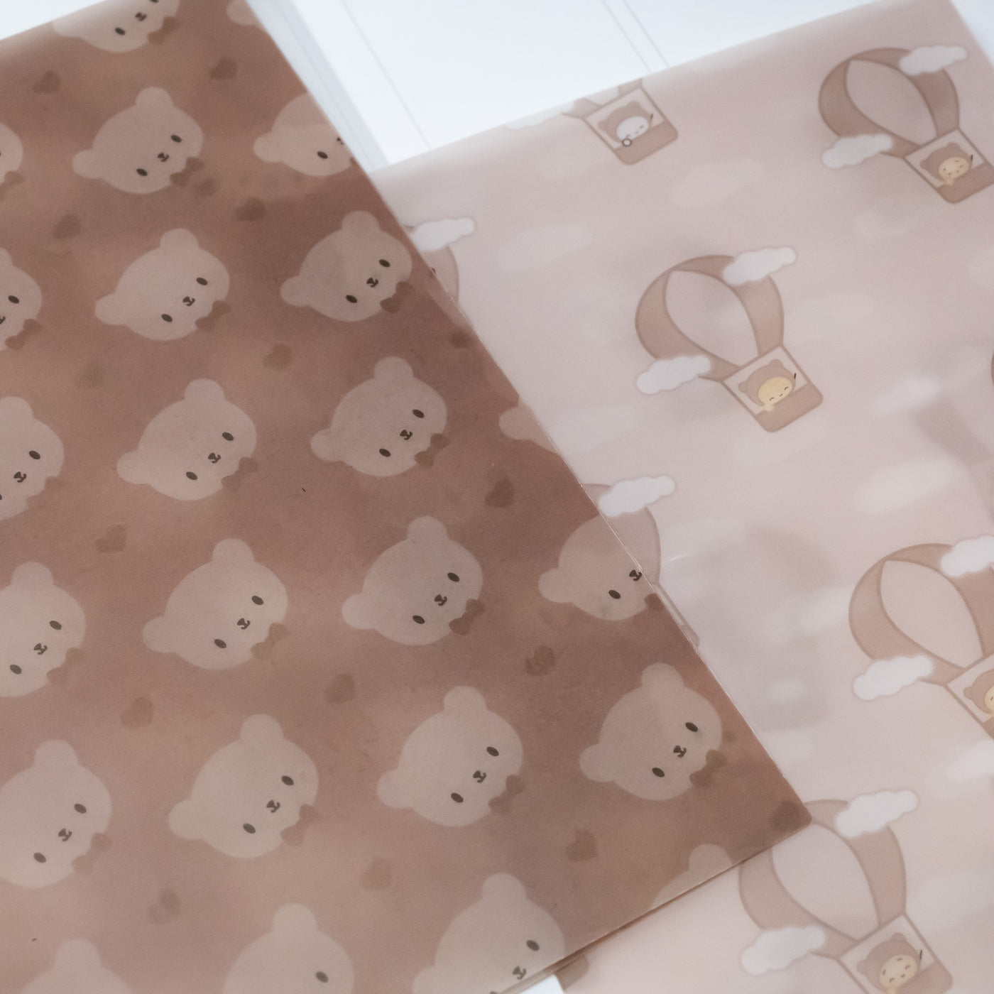 Beary Cute Vellum Papers (2 Sheets)