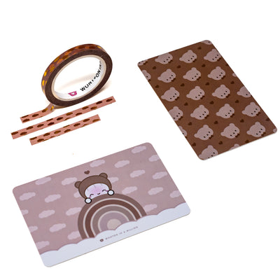[EXCLUSIVE ONLY IN BUNDLE] Beary Cute Washi Card