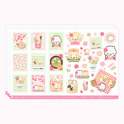 HCSK067 | Matcha Sakura (Journaling Kit)