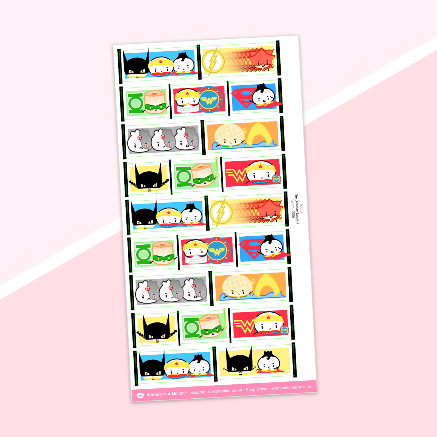 Washi Strip Stickers - (04) The Dimsum League (2016)