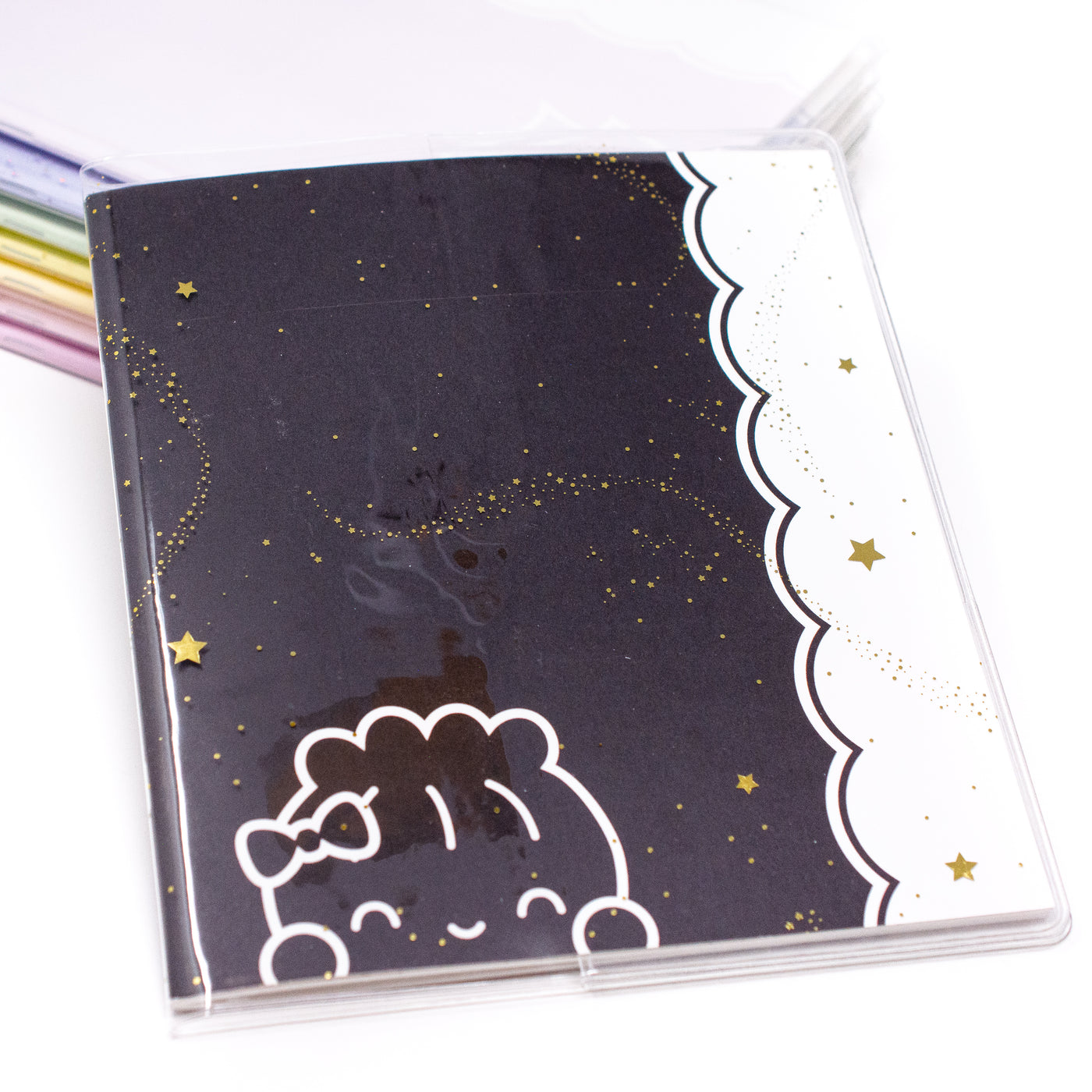 JCOVER001 | Clear Jelly Notebook Cover (A5W - Fits notebooks and undated monthly/weekly/daily planners)