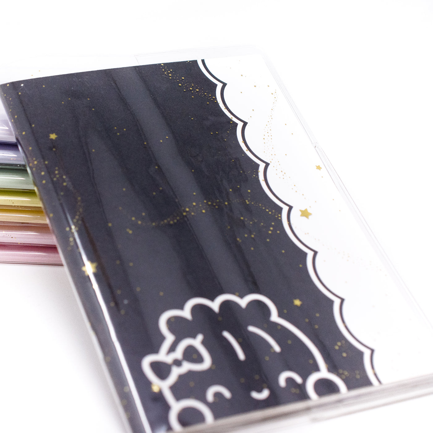 JCOVER003 | Clear Jelly Notebook Cover (B6 - Fits notebooks and undated monthly/weekly/daily planners)