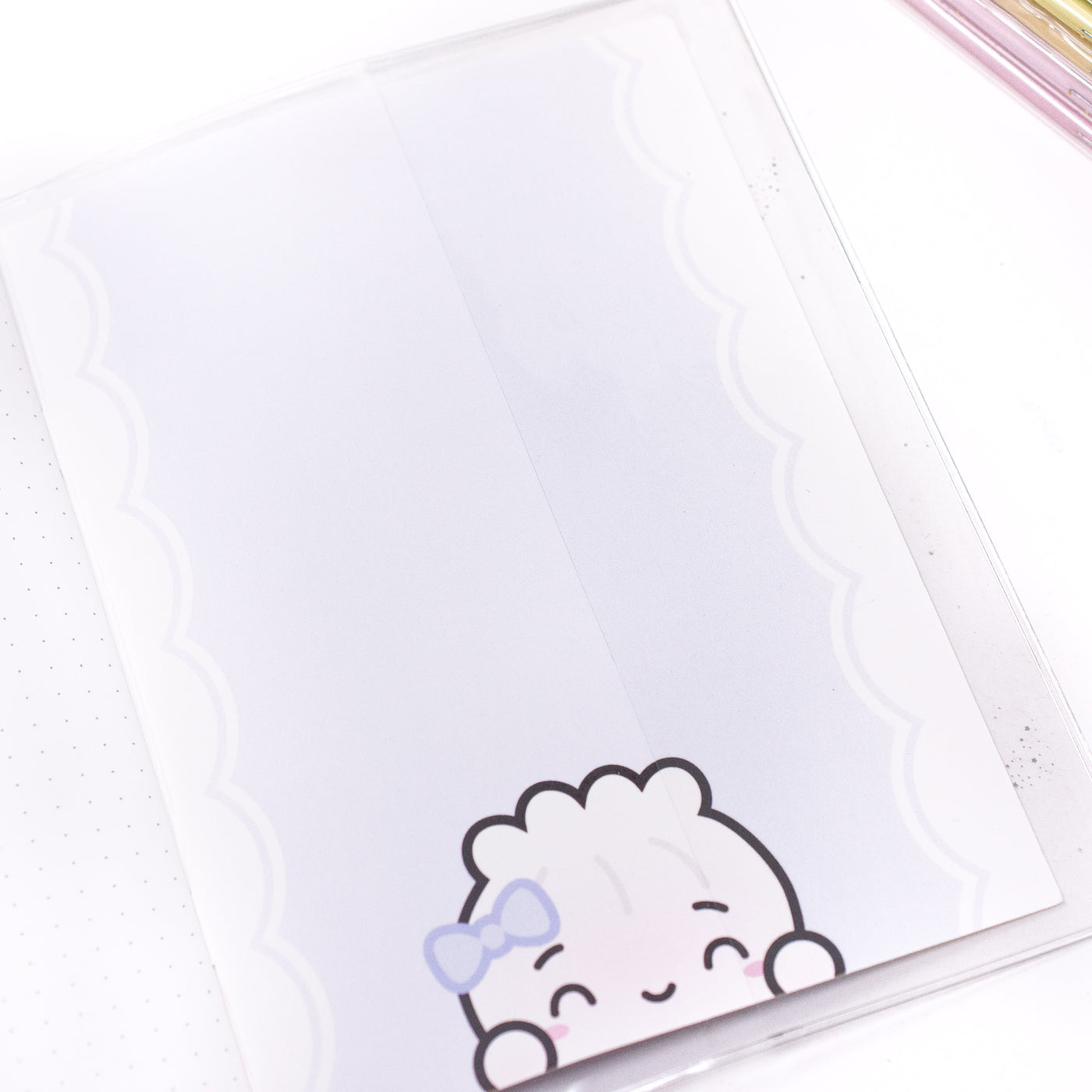 JCOVER003 | Clear Jelly Notebook Cover (B6 - Fits notebooks and undated monthly/weekly/daily planners)