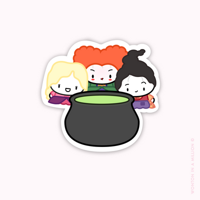 Halloween Films - Hocus Pocus Vinyl Sticker