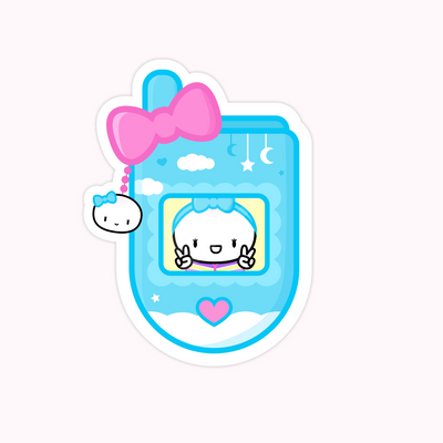 90's Baby - Flip Phone  Laptop Vinyl Sticker