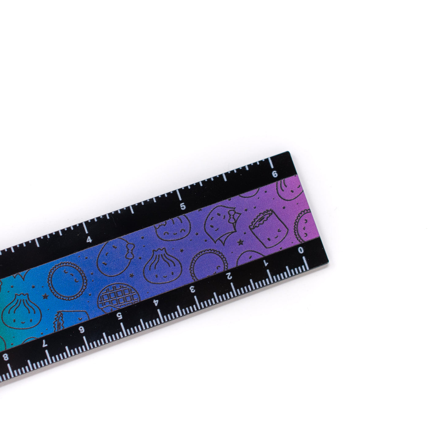 RULER001 | Rainbow Steam Team 6" Ruler