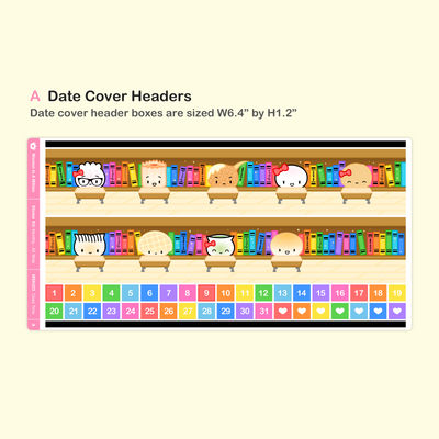 Class Time Monthly Sticker Kit (A5W)