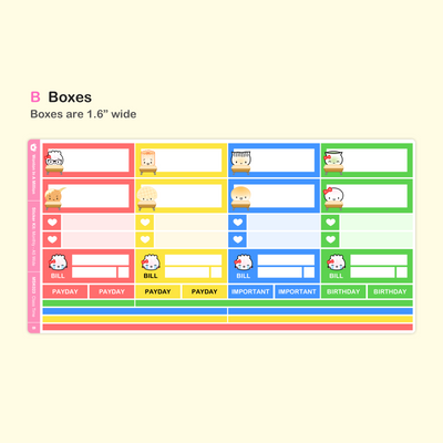 Class Time Monthly Sticker Kit (A5W)