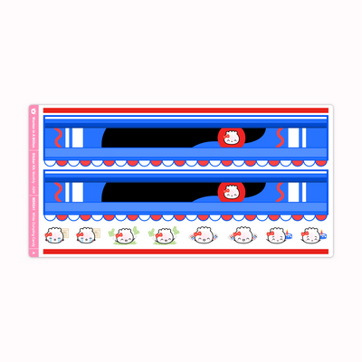 White Dumpling Candy Monthly Sticker Kit (A5W)