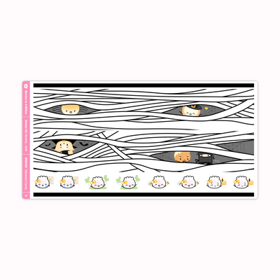 Halloween Party Monthly Sticker Kit (A5W)