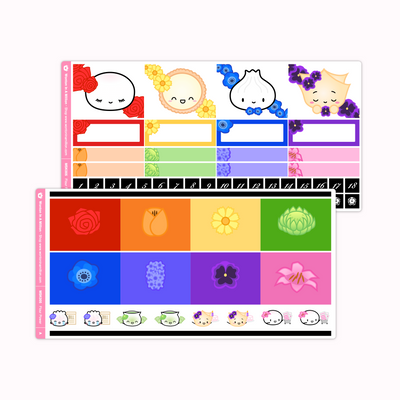 Flour Power Monthly Sticker Kit (A5W)