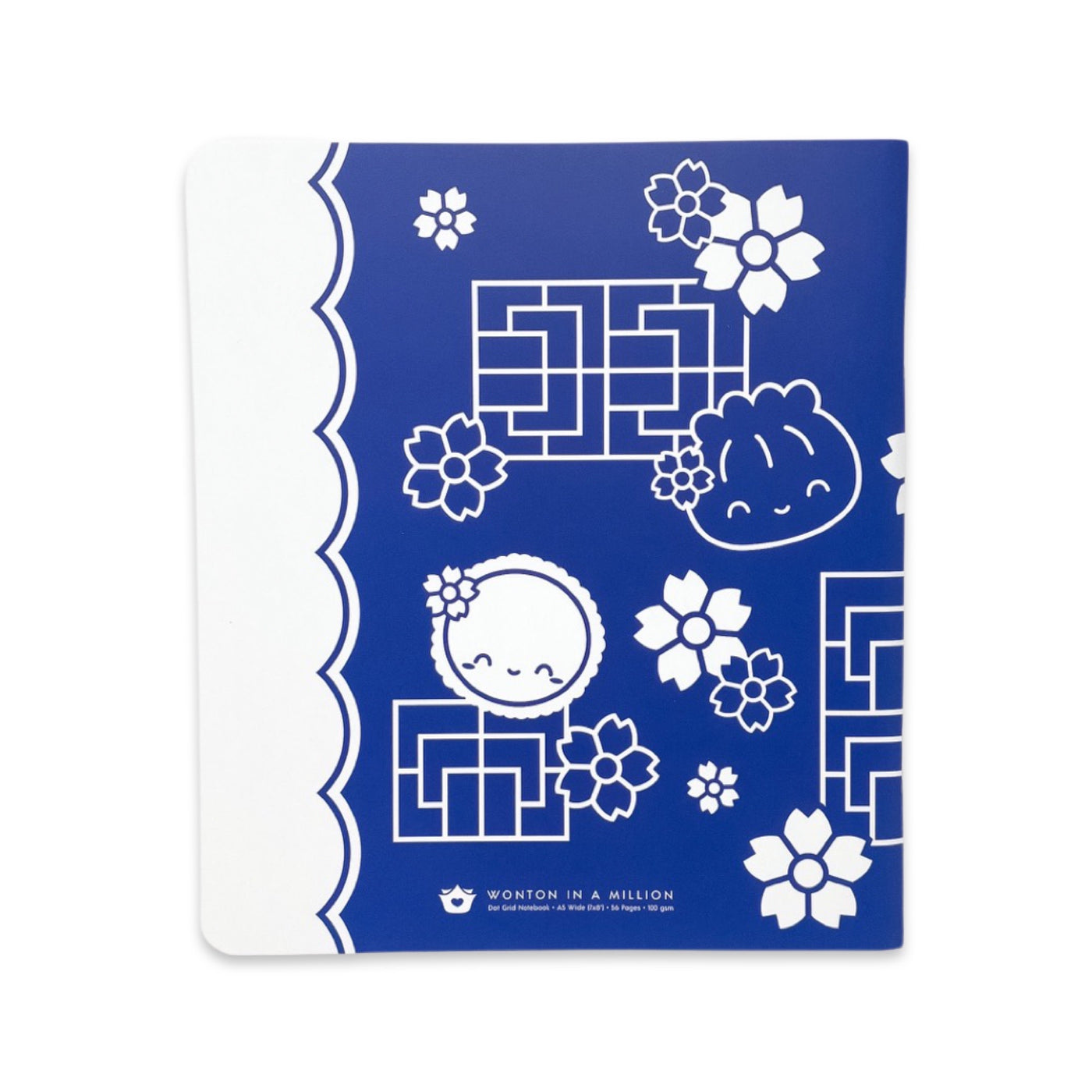 N083 | Porcelain - Dot Grid Notebook (A5W)