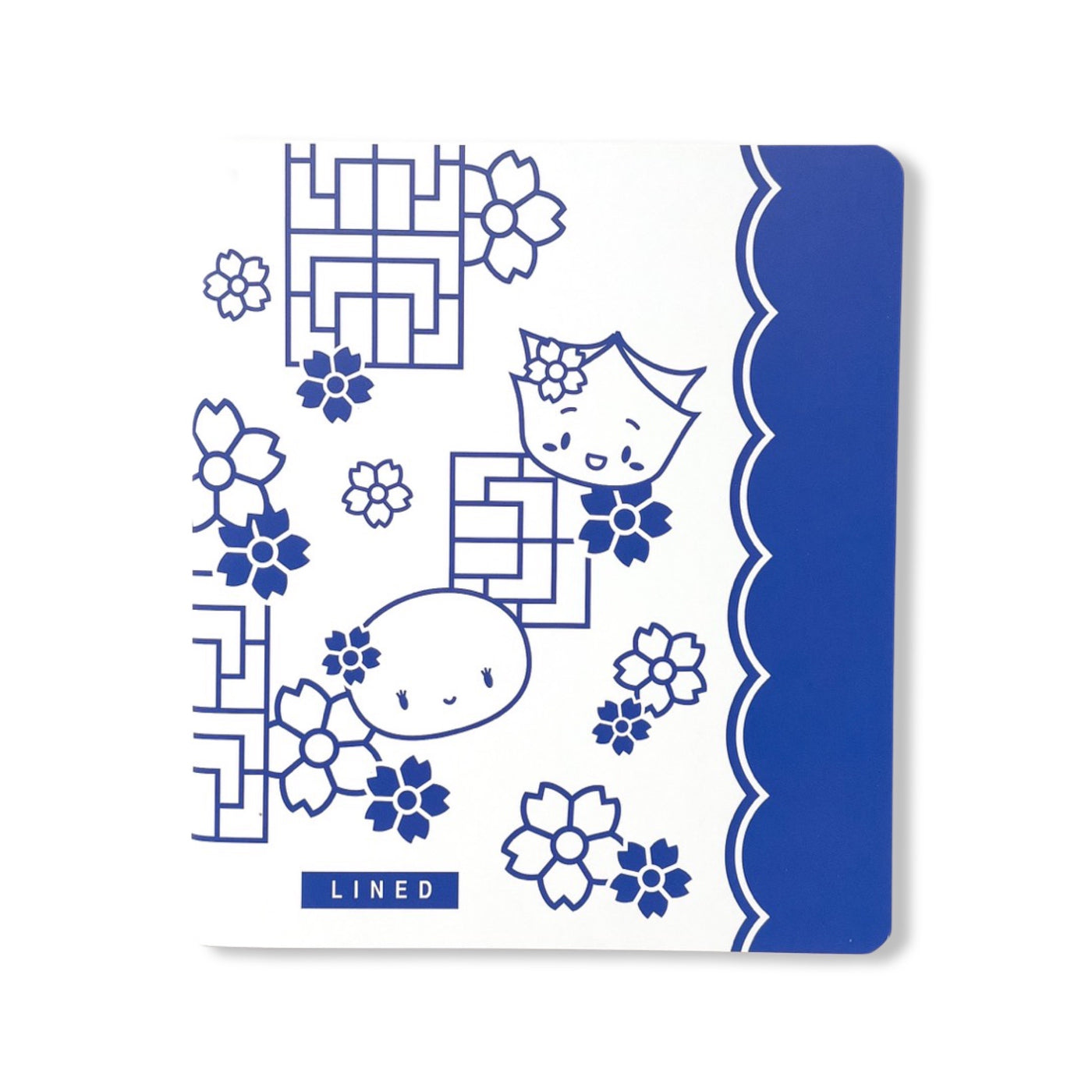 N084 | Porcelain - Lined Notebook (A5W)