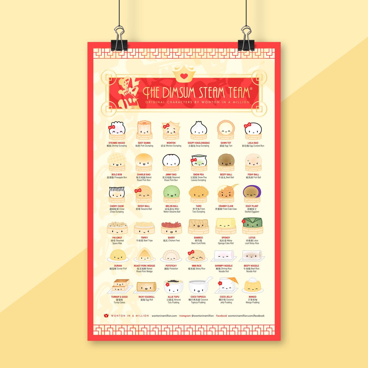 The Dimsum Steam Team Collectible Poster (11x17”)