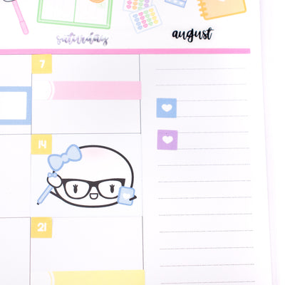 Planner Nerd Monthly Sticker Kit (A5W)
