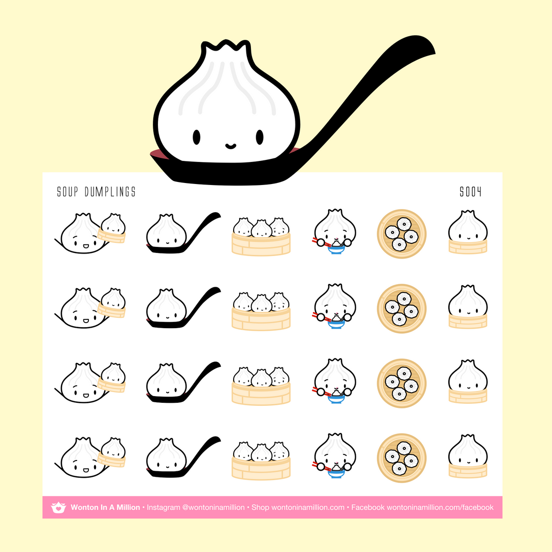 Wonton in outlet a million sticker sheets