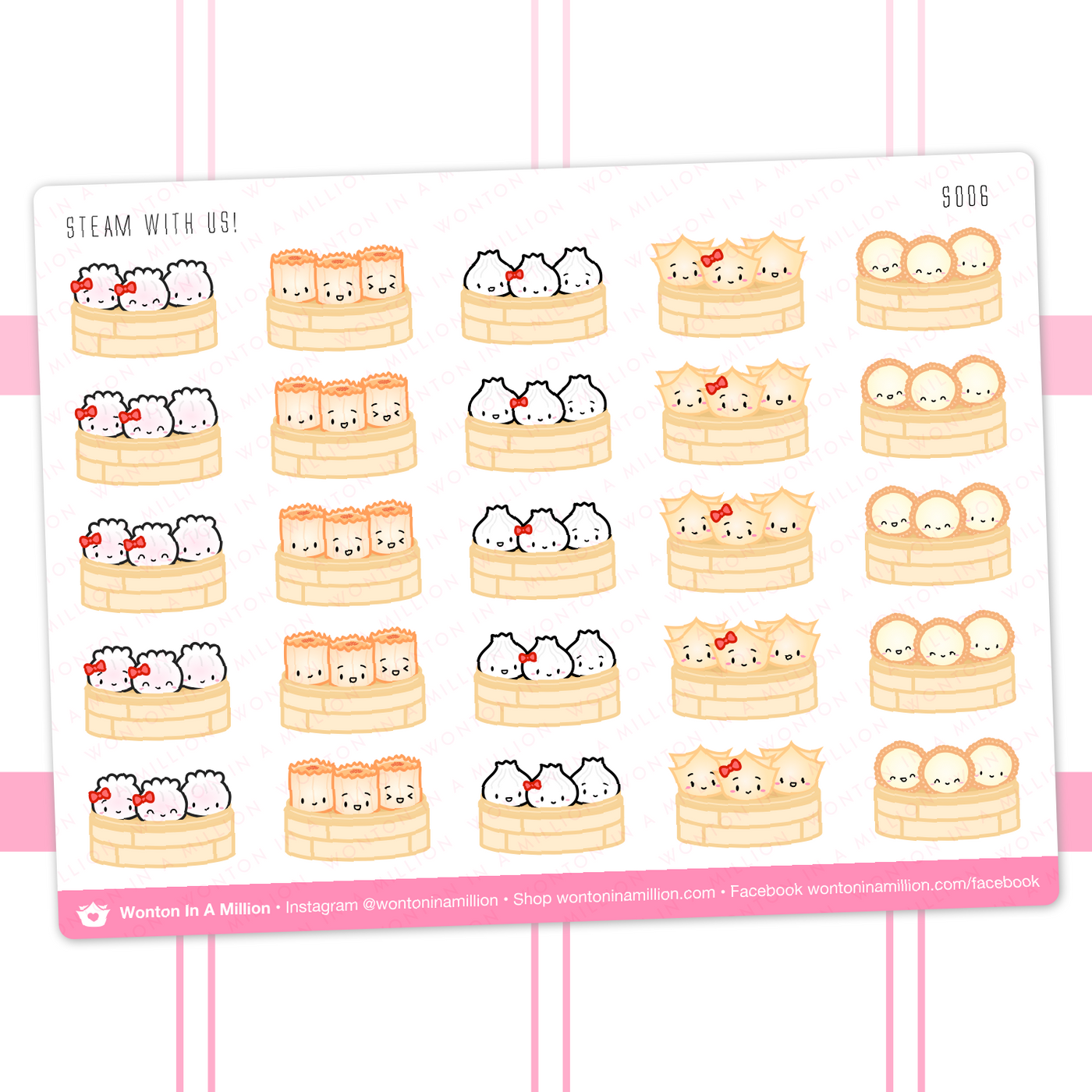 S006 | Dimsum Steamers Stickers
