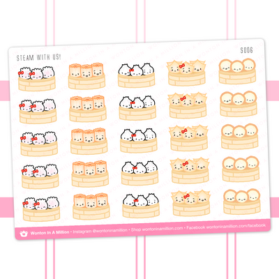 S006 | Dimsum Steamers Stickers