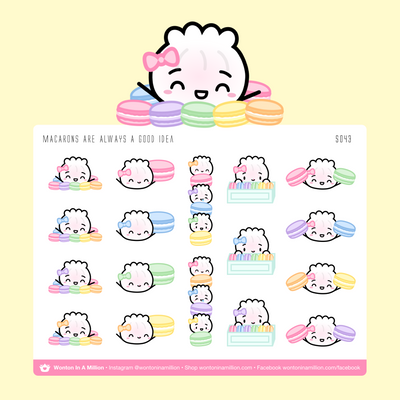 S043 | Macarons Stickers
