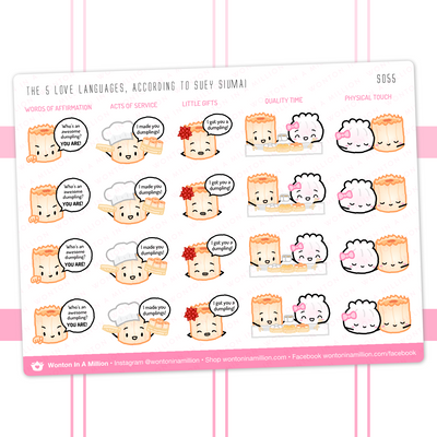 S055 | The Five Love Languages Stickers