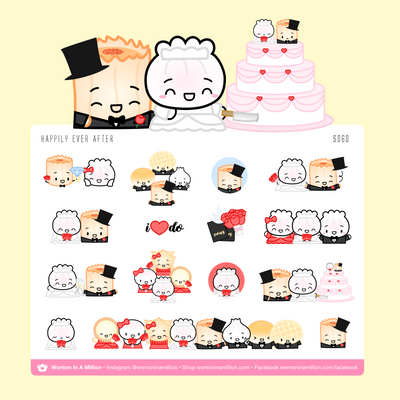 S060 | My Wedding Planning Stickers