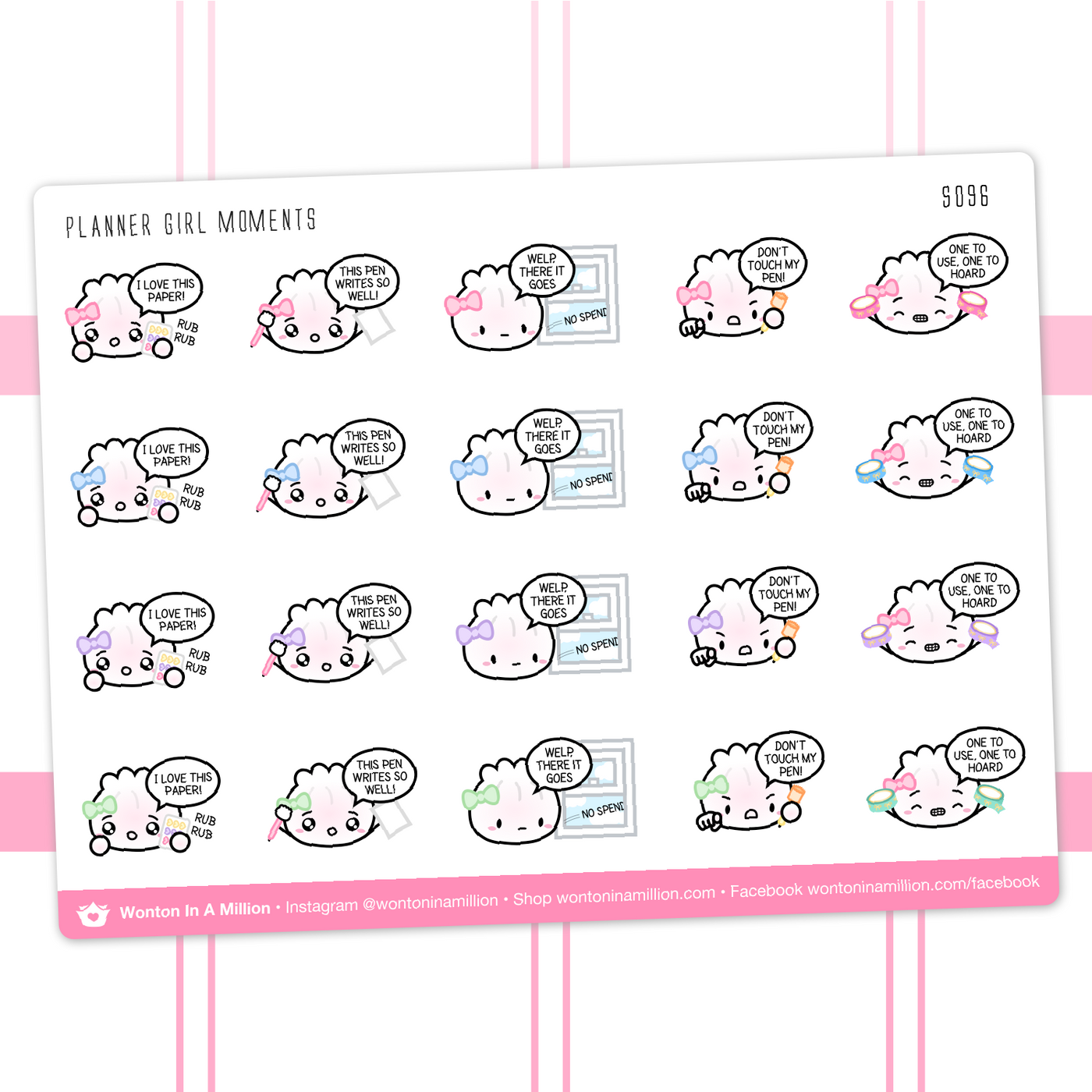 S096 | Planner Girl Moments Stickers