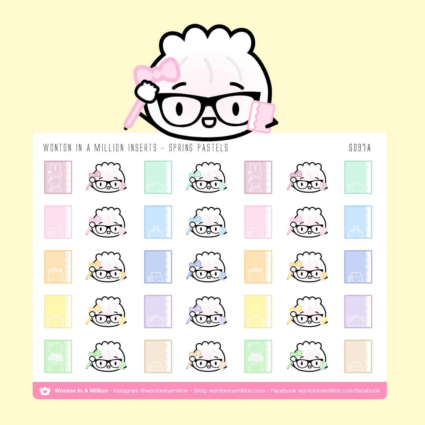 Spring Pastel Planners Stickers
