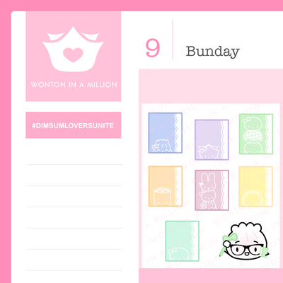 Spring Pastel Planners Stickers