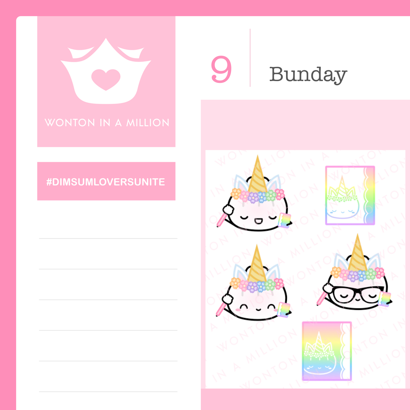 S098a | Unicorn Planners Stickers