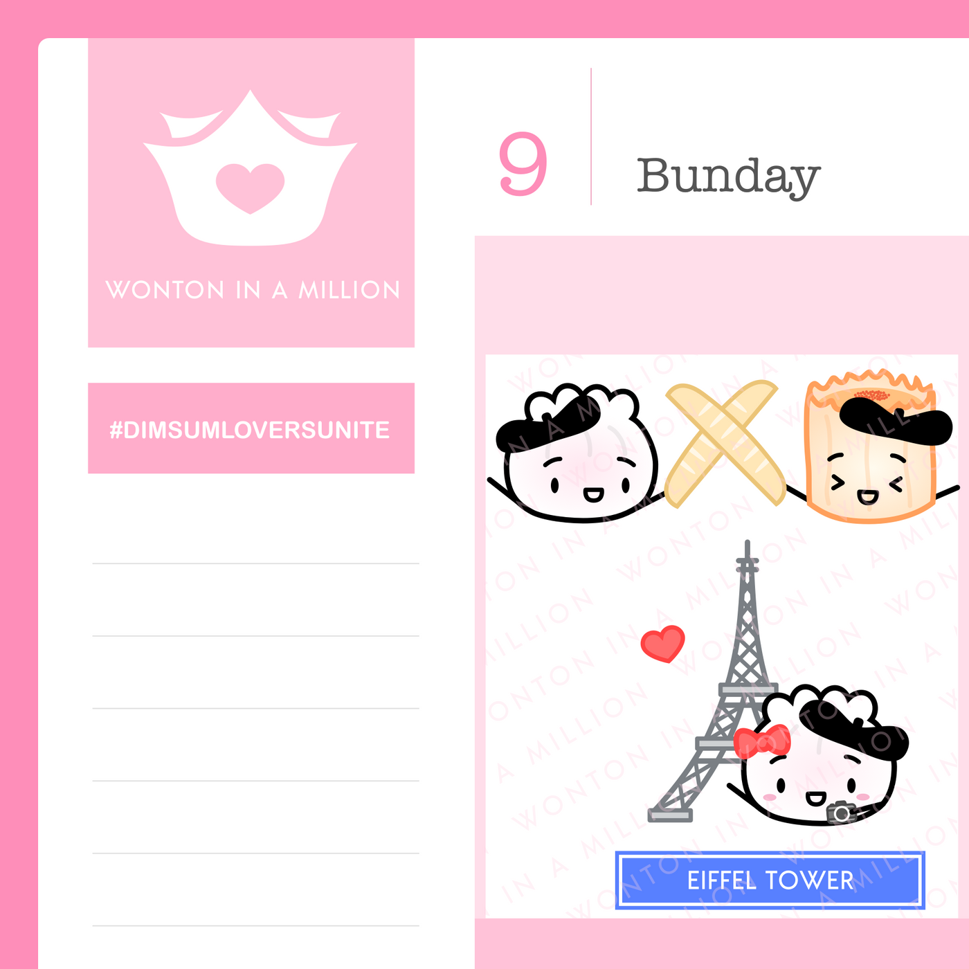 Paris Bucket List Stickers