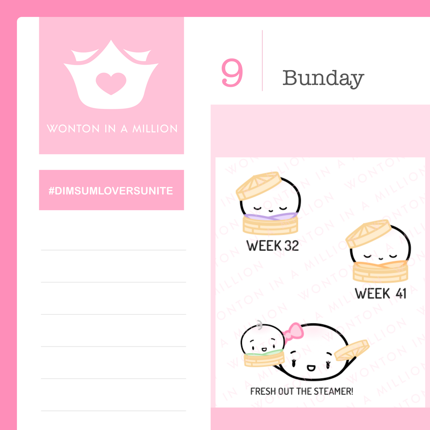 S152 | Pregnancy Tracker Stickers (2 sheets)