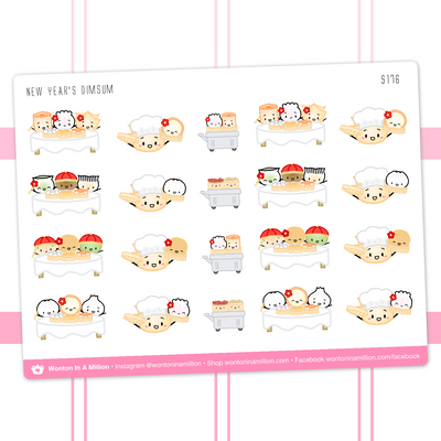 New Year's Dimsum Stickers