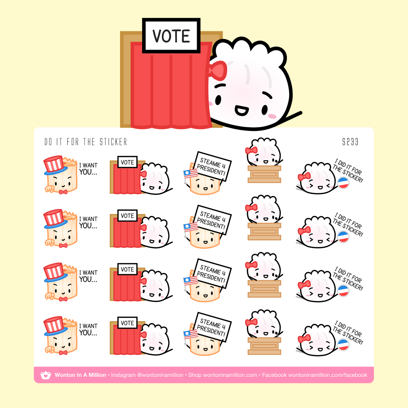 S233a | Voting Stickers