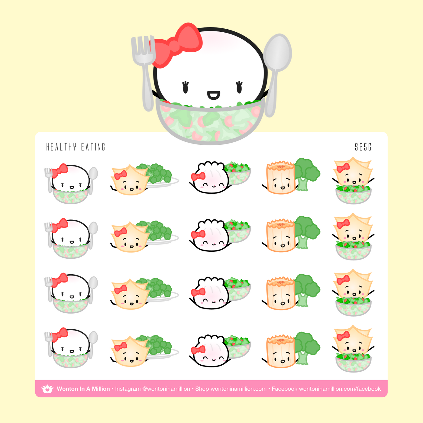 Healthy Eating Stickers